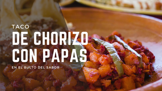 Taco de Chorizo con Papas
